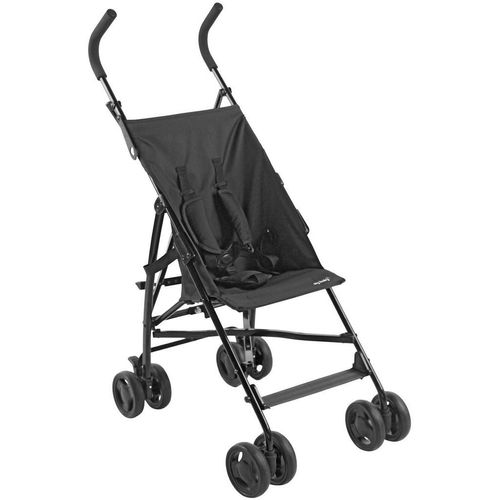 My Baby Lou Buggy , Schwarz , Textil , 4,7 Zoll , 45x99x73 cm , EN 1888 , 5-Punkte-Gurt, Doppelbremse , Baby on Tour, Kinderwagen, Buggys