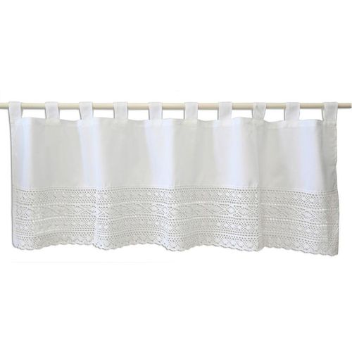 Kurzgardine , Weiß , Textil , 140x48 cm , Oeko-Tex® Standard 100 , Wohntextilien, Gardinen & Vorhänge, Fertiggardinen, Scheibengardinen