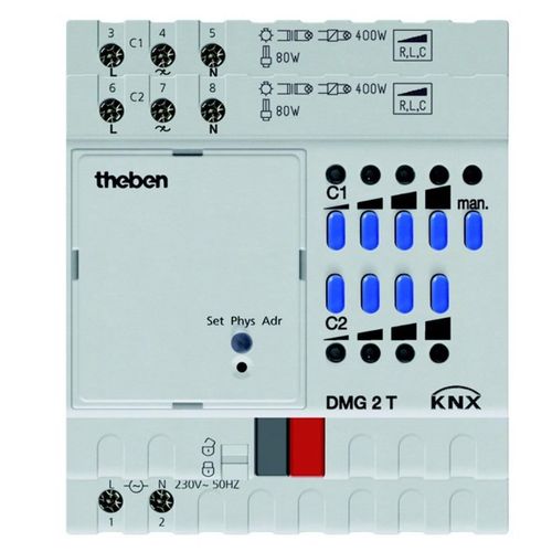 Theben KNX-Dimmaktor Grundgerät DMG 2 t KNX