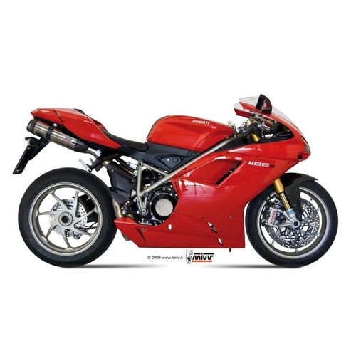 MIVV Sound Slip-on Dual Muffler aus Edelstahl für DUCATI 848