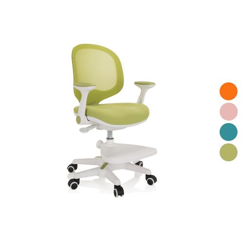 hjh OFFICE Kinderstuhl / Kinderschreibtischstuhl KID ERGO mitwachsend Stoff/Netzstoff Image