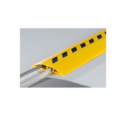 Kabelbrücke Typ 2, signalgelb/schwarz, L 1,5 m x B 75 mm x H 12 mm