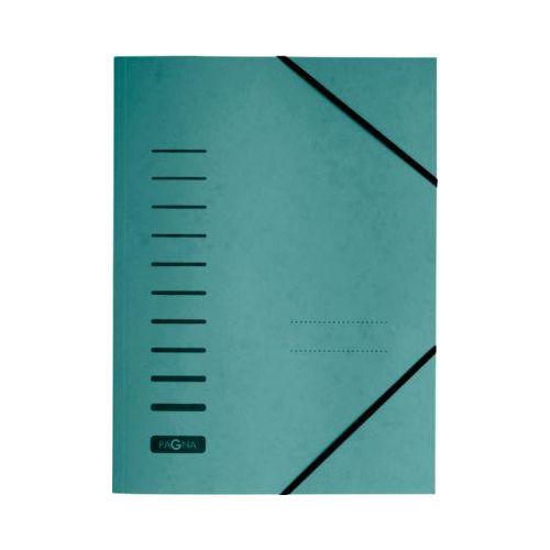 PAGNA Eckspannmappe, DIN A4, Gummizugverschluss, 25 Stück, grün