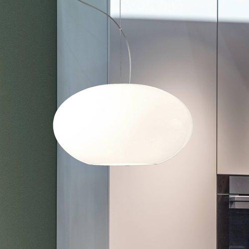 Casablanca Aih - Hängeleuchte 38 cm weiß glänzend