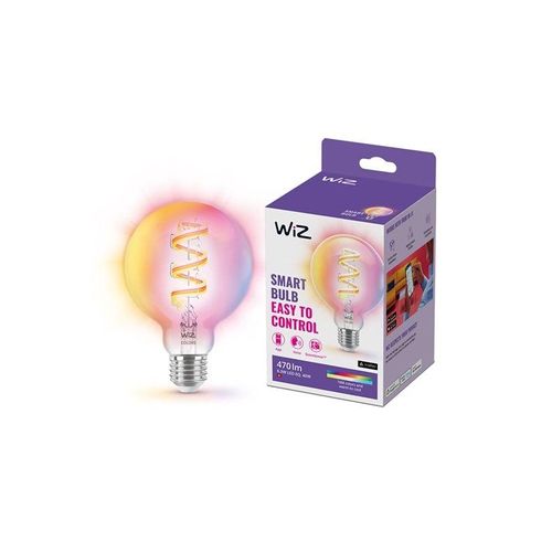 WiZ Color G95 E27 Smart Filament Globe Bulb - RGB/16 Million colors + Dimmable White LED