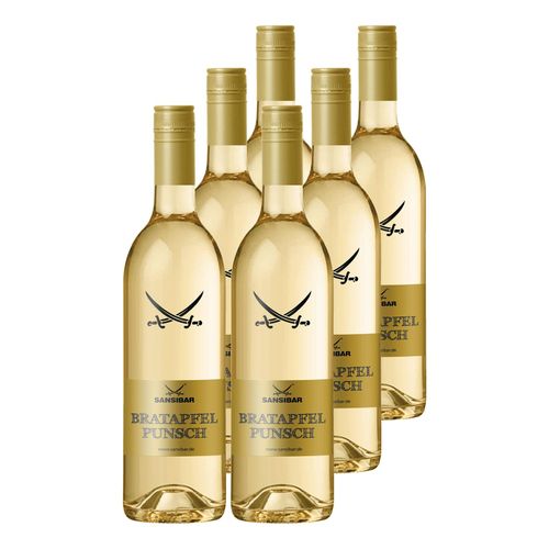 Sansibar Bratapfelpunsch 8,8 % vol 6 x 0,745 Liter