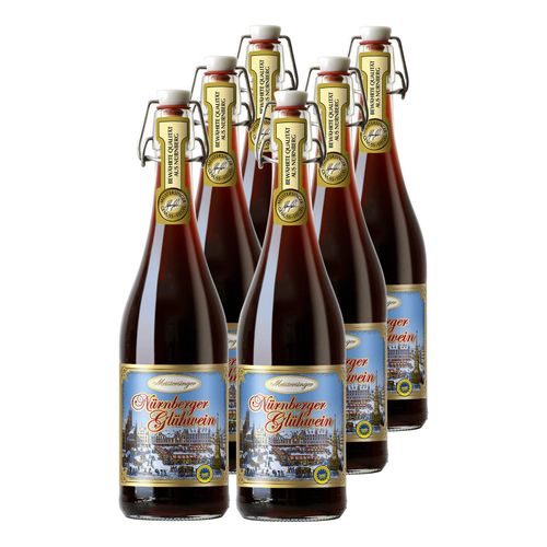Meistersinger Nürnberger Glühwein g.g.A. 10,0% vol 6 x 0,75 Liter