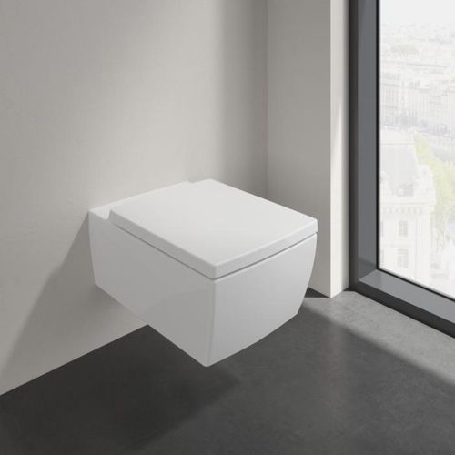 Villeroy & Boch Memento 2.0 WC, Wand-Tiefspüler 4633R001 weiß alpin, 37,5x56cm, Direct Flush