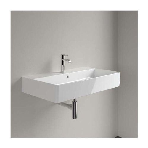 Villeroy & Boch Memento 2.0 Waschtisch 4A228G01 80 x 47 cm, weiß alpin, mit Hahnloch, mit Überlauf