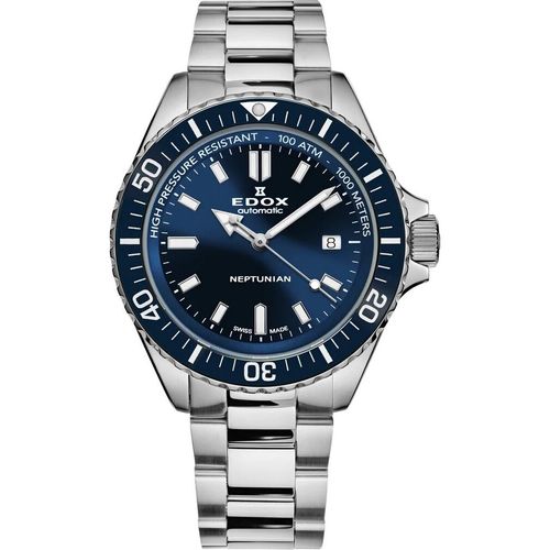 EDOX Skydiver Neptunian Automatic 80120-3BUM-BUF Herrenuhr Skydiver Neptunian Automatic