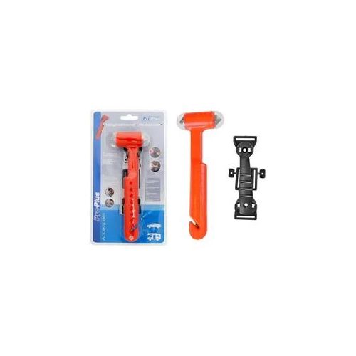 Nothammer mit Gurtschneider Auto Nothilfe Rettungshammer Hammer mit Befestigung