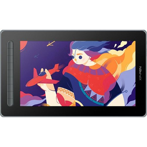 XP-PEN Artist 13 2. Generation Grafiktablett 13,3 Zoll Stift Display, 127 % sRGB Farbraum, X3 Smart-Chip Stift mit 8 Schnellzugriffstasten Grafiktablett mit Display zum Skizzieren, Zeichnen (Schwarz)