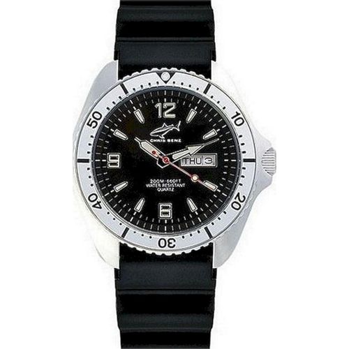 Chris Benz Uhr Taucheruhr One CBO-S-KB-SI
