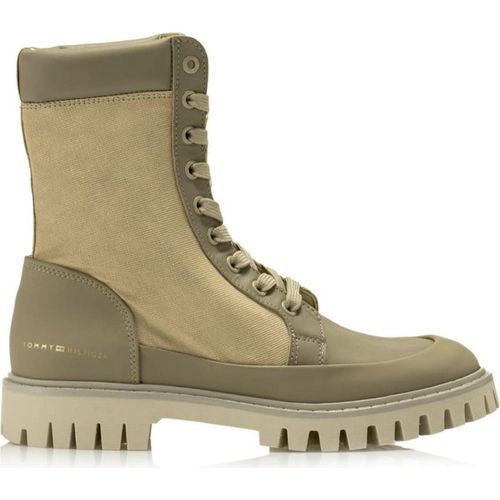 Tommy Hilfiger Damen Stiefeletten FW0FW06549 AEG Farbe: Beige Größe: 40 Image