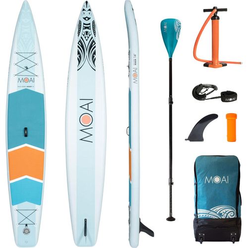 UP AUFGEBLASENES MOAIBRETT 14'0 Touring 425 CM FIBERGLAS-PADDEL 2021