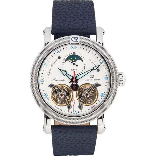 Carl von Zeyten CVZ0085WHS Herrenuhr Schauinsland Automatik Limited 46mm 5ATM