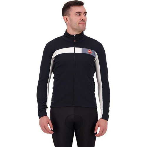 Castelli Mortirolo 6S Jacket Men light black/chalk/silver reflex 4522509-85 - L