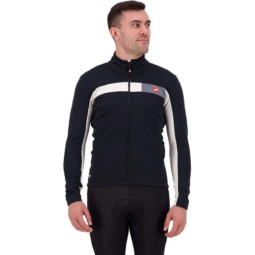 Castelli Mortirolo 6S Jacket Men light black/chalk/silver reflex 4522509-85 - M