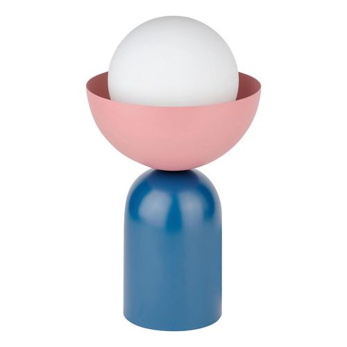 Osram Tischleuchte , Blau, Rosa , Metall, Glas , 36.5 cm , Lampen & Leuchten, Innenbeleuchtung, Leuchten nach Räumen, Bürolampen