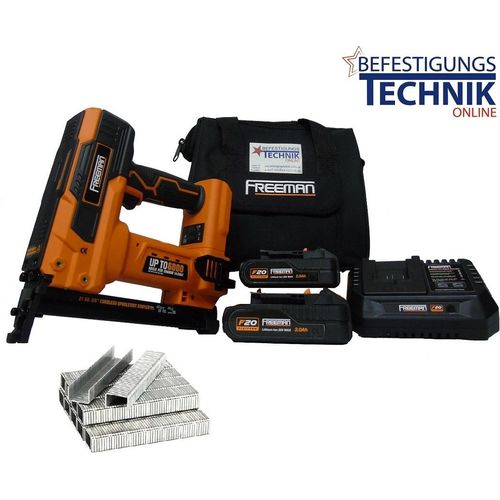 Freeman Akku Klammergerät LD8016 4-16mm 2x2,0Ah für Prebena A Klammer KL-01