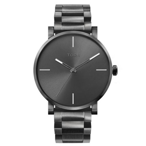 Herrenuhr TORII A45AB.A4, klassisch grau, zum Schwimmen geeignet.