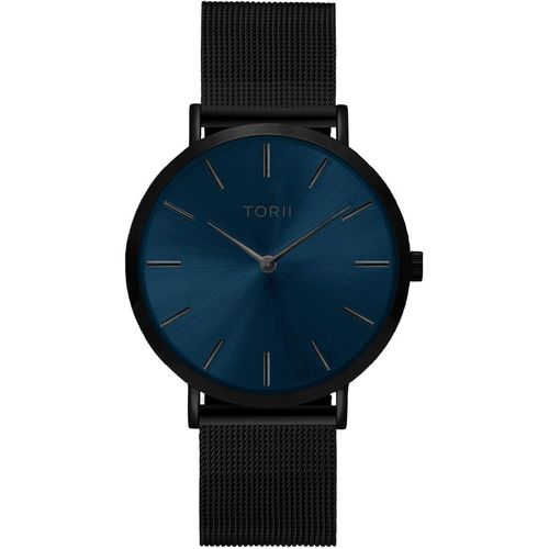 Armbanduhr für Damen und Herren TORII V38VS.NB klassischer marineblaue Modewaren.