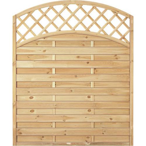 T&J MAXI DOPPELBOGEN 1 Lamellenzaun 150 x 180/160 cm
