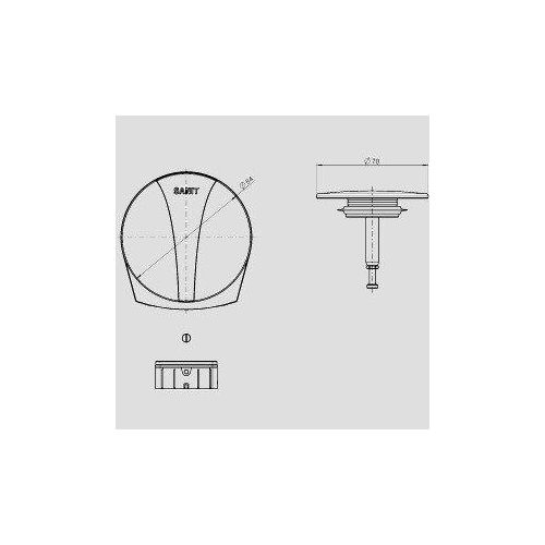 SANIT 05.036.01..0000 Bedieneinheit SWING PLUS weiß