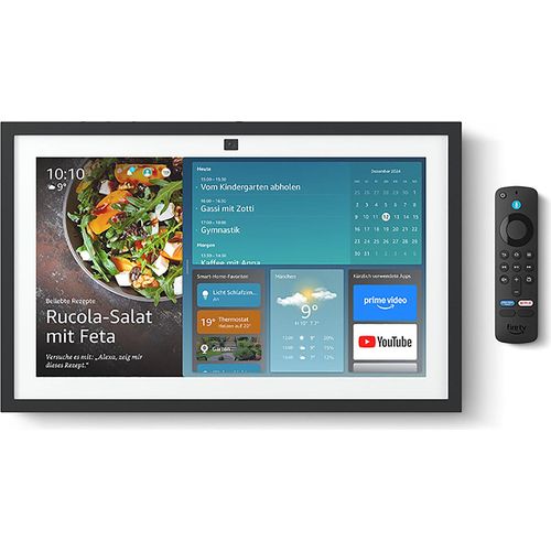 Amazon Echo Show 15, Amazon Alexa, Rechteck, Schwarz, Android, iOS, 39,6 cm (15.6"), 1920 x 1080 Pixel