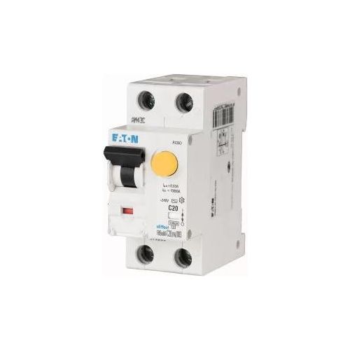 Eaton FI/LS Kombination, 13 A, 30 mA, LS-Charakteristik: B, 1p+N, FI-Charakteristik: A 170704