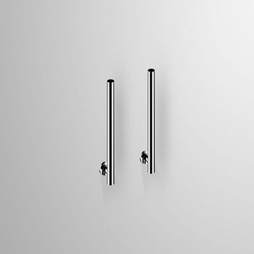 Alape EV.3 Eckventilverkleidung 8110000978 49 x 45 x 351 mm, verchromt, 2 Eckventile mit Wandrosetten