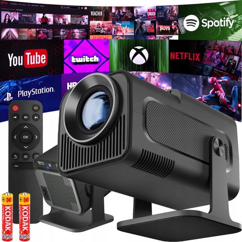 Projektor Android 11 Wifi Bt Drehbar 390 Ansi 4K En Tragbares Smart Tv