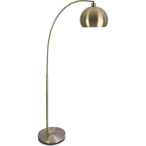 relaxdays Bogenförmige Stehlampe Metall