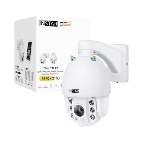 INSTAR IN-9820 4K weiß - LAN PoE WLAN Version
