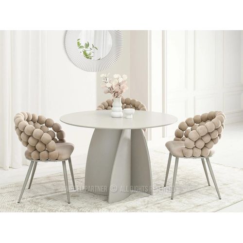 Runder Esstisch MURK - grau