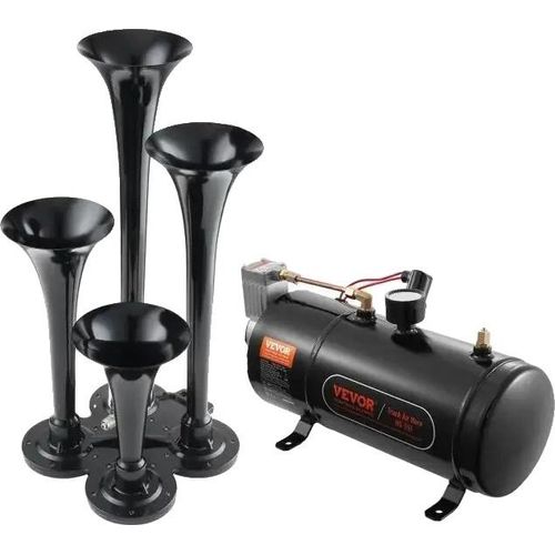VEVOR Zughorn-Kit, 150 dB lauter Klang, 90-120 psi Kompressor, universelle 12V Kompatibilität