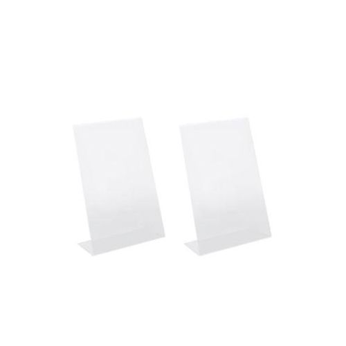 Tischaufsteller, Acryl, schräg, A5, 2 Stück