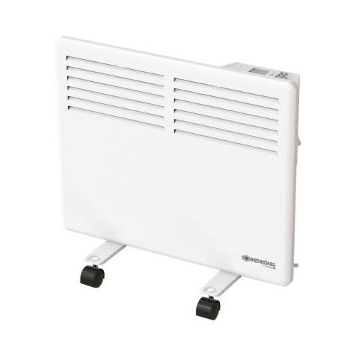 Konvektor Heizgerät SLIM E 1000, mobil oder Wandmontage, 1000 W, 3 Heizstufen, Thermostat, 24 h-/Wochentimer, IP24, B 500 x T 85 x H 400 mm, weiß