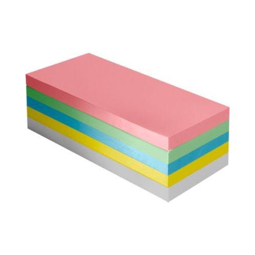 Moderationskarten-Block, Rechteck, 100 x 200 mm