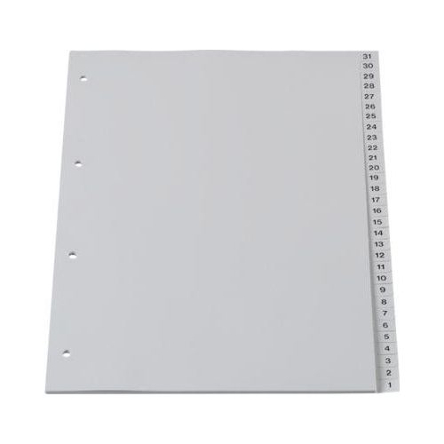 Schäfer Shop Select Rücklaufendes PP-Register, Zahlen 31-1