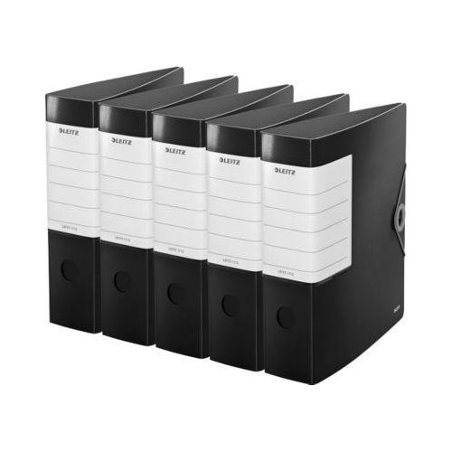 LEITZ® Qualitätsordner SOLID, DIN A4, Rückenbreite 82 mm, 5 Stück, schwarz