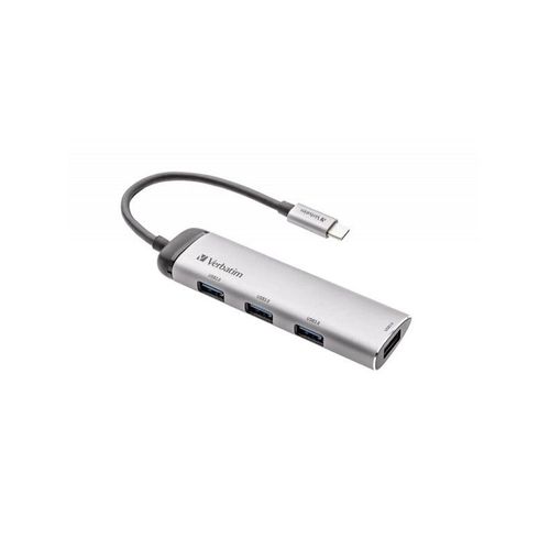 Verbatim 49147 USB-Hubs - 4 - silber