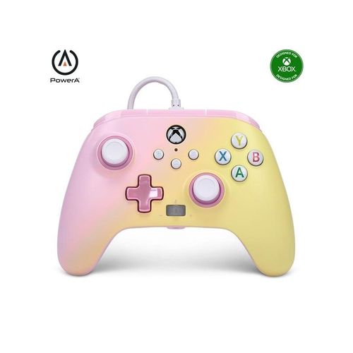 PowerA Enhanced Wired Controller for Xbox Series X|S - Pink Lemonade - Wired Controller - Microsoft Xbox One