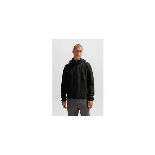 BOSS für Herren. 50501447 Ethereum Jacke schwarz (M), Lässig, Polyamid, Langarm