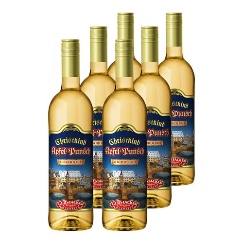 Gerstacker Christkind alkoholfreier Apfelpunsch 6 x 0,74 Liter