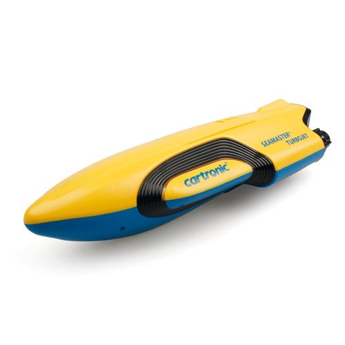 Cartronic RC Schiffe 2.4 GHz Seamaster Turbojet Speed Boot Farbe Gelb-Blau