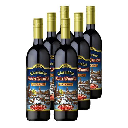 Gerstacker Christkind alkoholfreier Roter Punsch 6 x 0,74 Liter