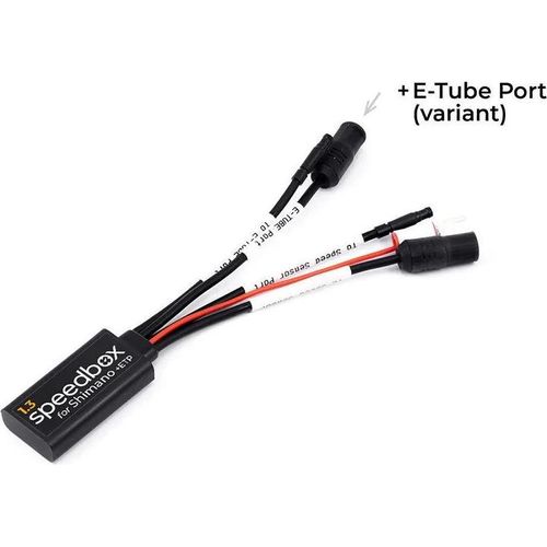 Speedbox Shimano Ep8 1.3 + E-tube Port Geschwindigkeitserhöhungsgerät Silber Silber One Size