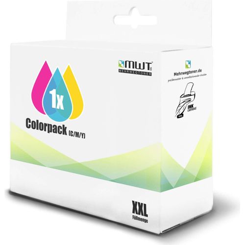 1 Mehrwegtoner kompatible Tintenpatrone ersetzt HP 22XL C9352CE Mehrfarbig