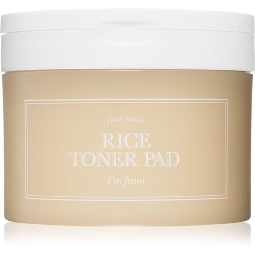 I'm from Rice Toner Pad toner pads voor Stralende en Gladde Huid 60 st